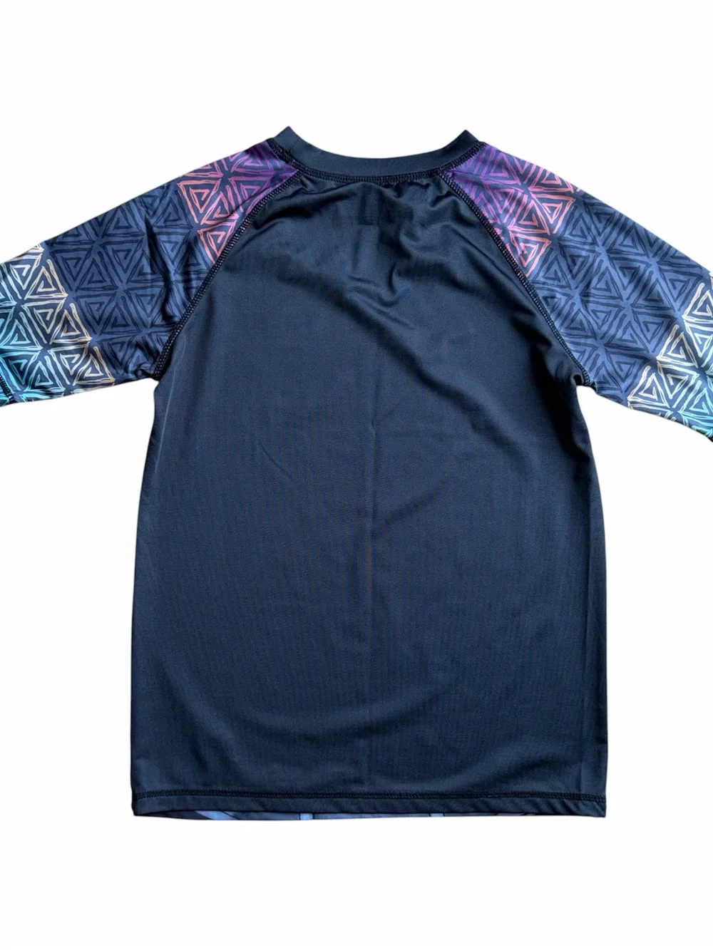 Marvel Avengers Black Panther Short Sleeve Shirt Rash Guard Boys Youth Medium